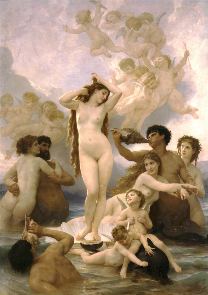 The Birth of Venus by  William Bouguereau