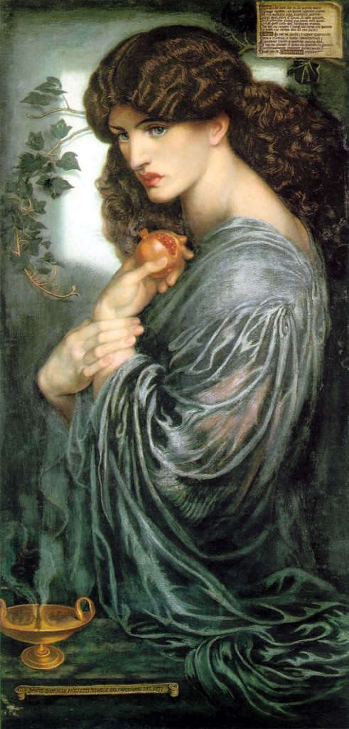Rossetti, Dante Gabriel 1828-1882 Proserpina 1877
